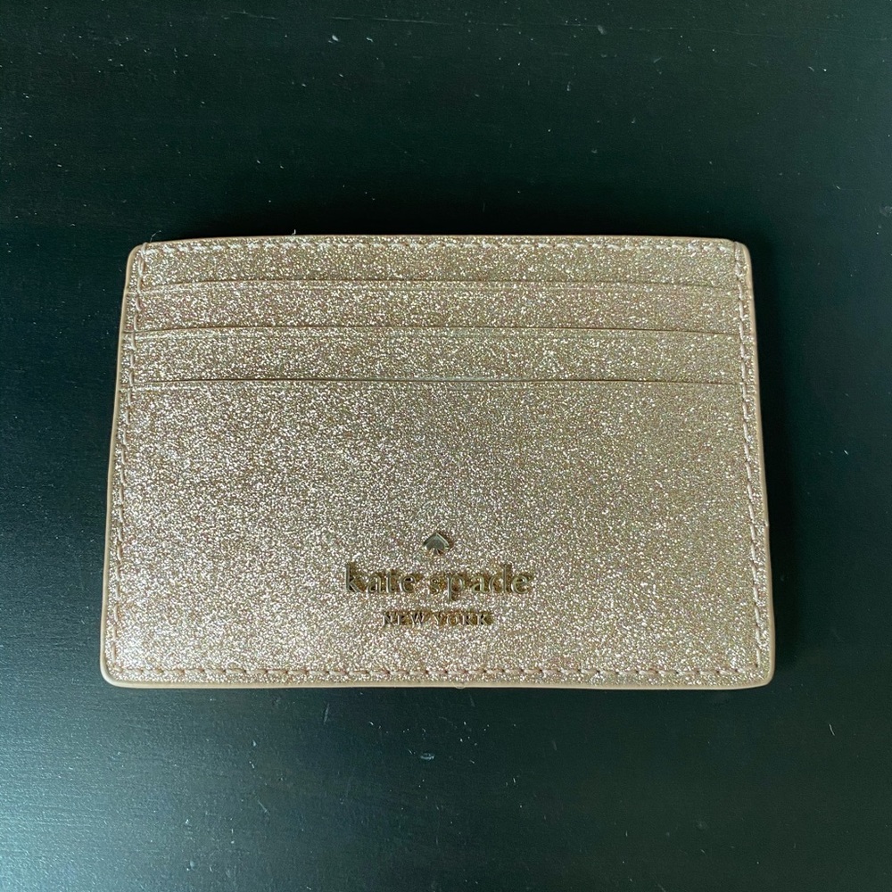 Kate Spade Glitter Card Holder